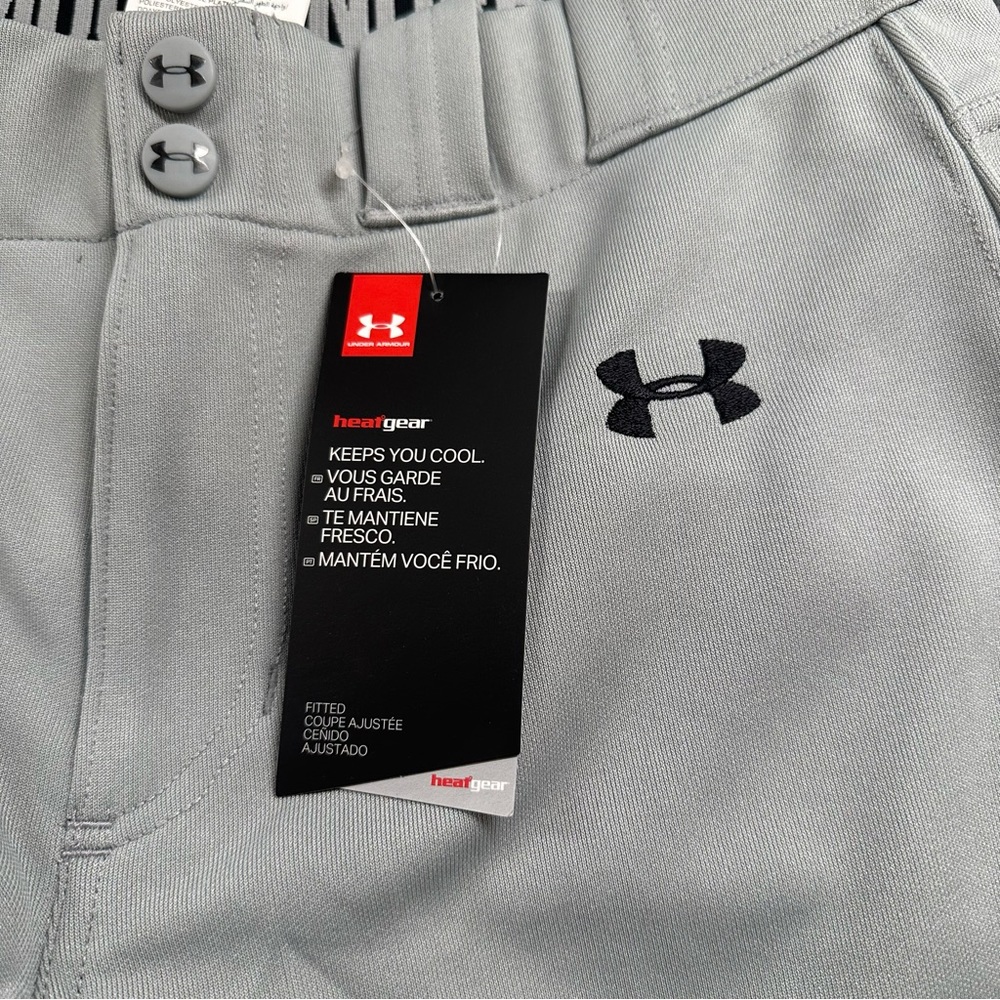Under Armour Strikezone 1317043 Women's Cropped Fastpitch Softball Pant - Picture 4 of 6